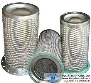 Oil and gas seperation filter element
